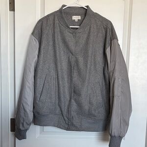 PacSun Gray Bomber Jacket NWT